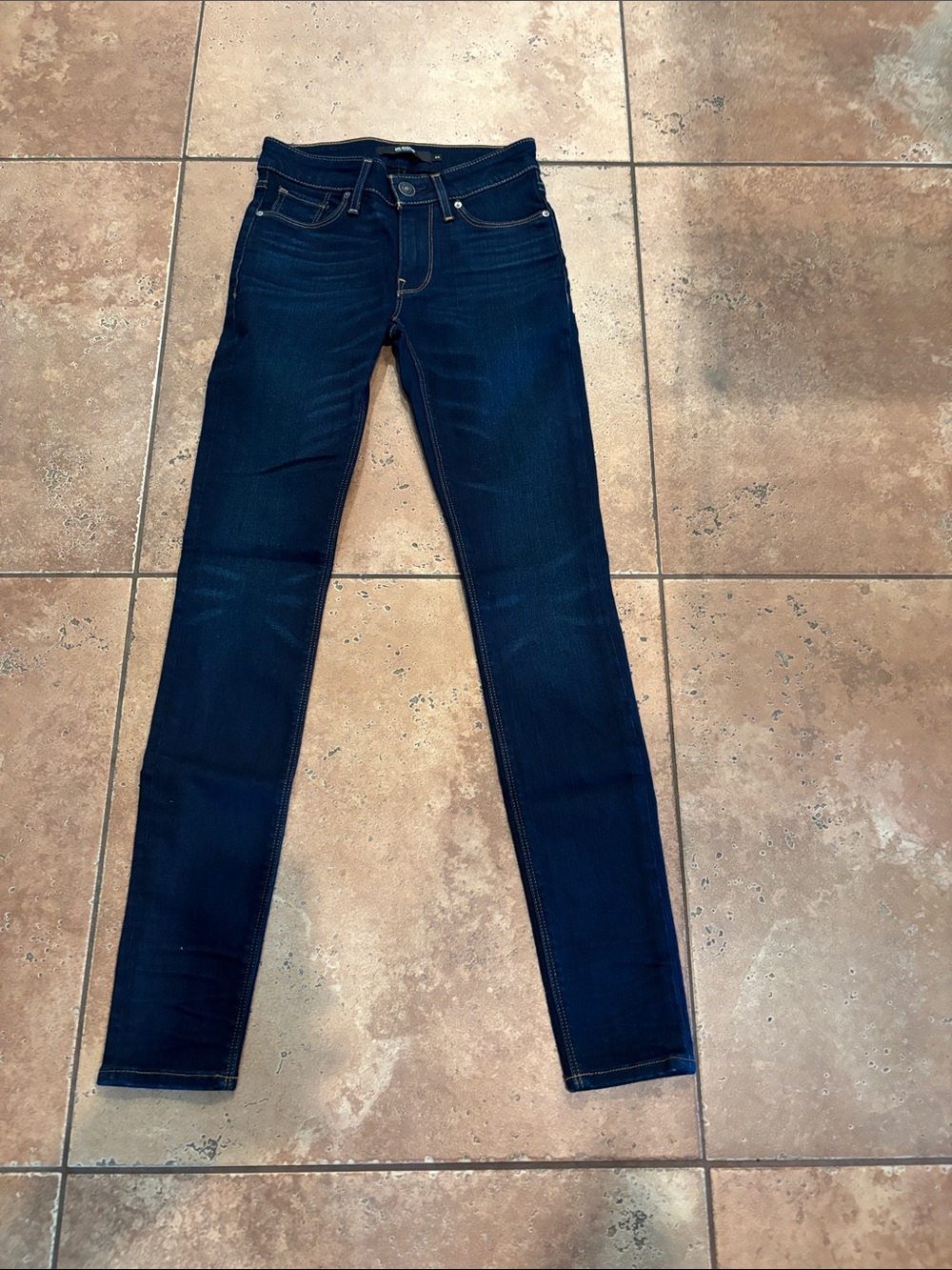 Hudson Jeans Dark Blue Skinny Stretch Jeans